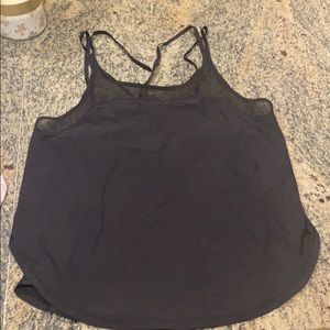Lululemon black tank top size 4